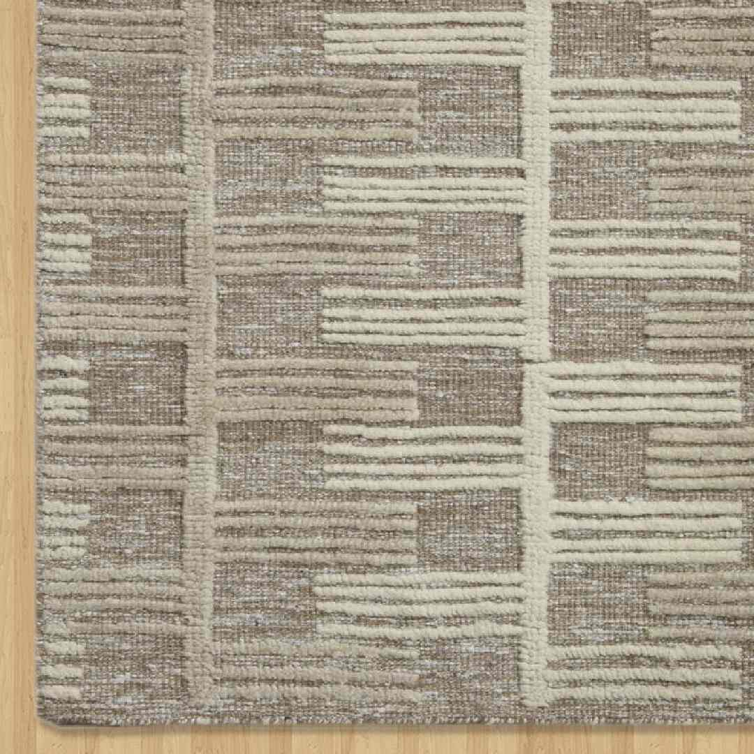 Ivory Slate Zipped | Buy Moroccan Rugs Online